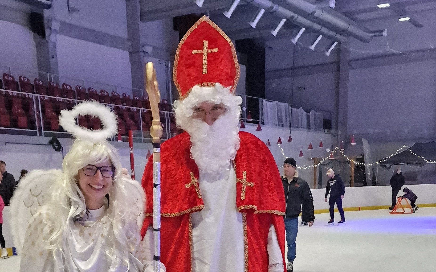 Ice-skating with St. Nicholas