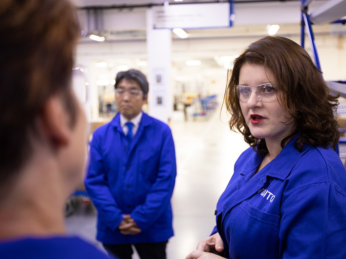 Minister of Labor and Social Affairs visited Kayaku